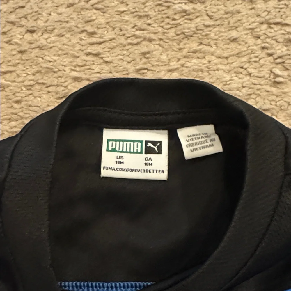 Puma Blue, Black & Gray Kids Sports Set - Picture 3 of 7